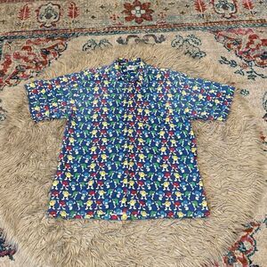 Vintage novelty print M&Ms button down tshirt